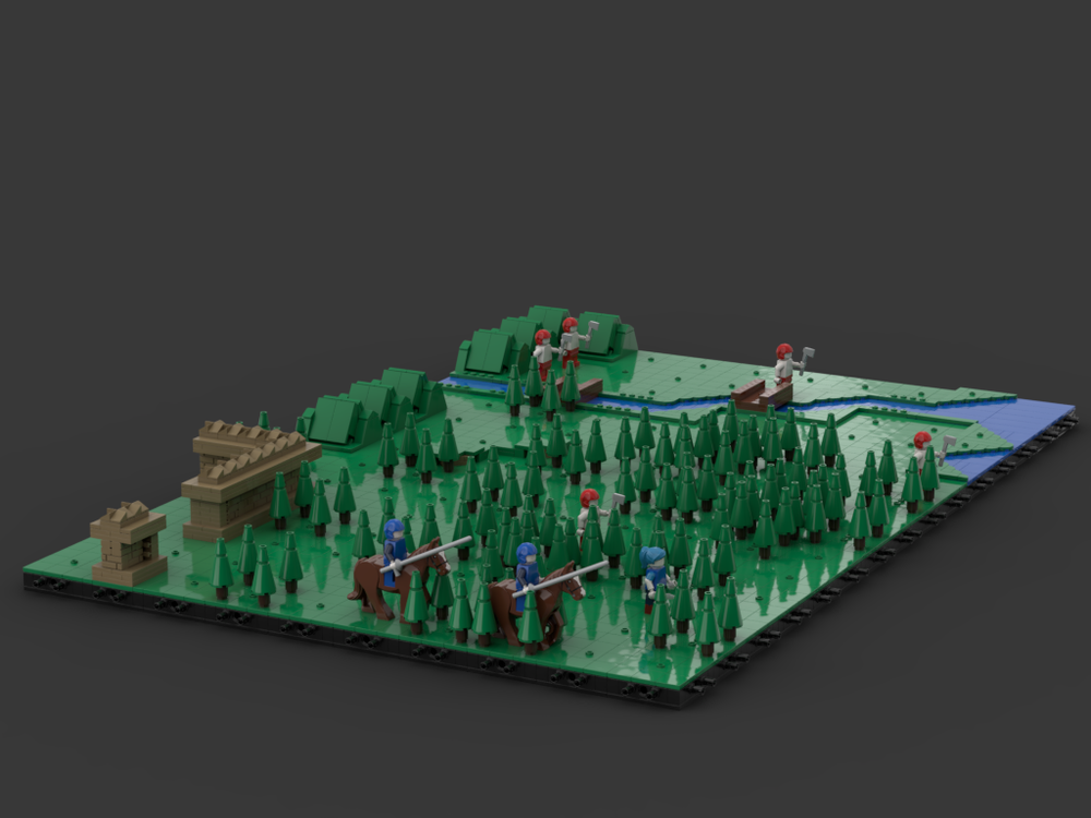 Lego Fire Emblem (Blazing Blade) Chapter 1: Foot steps of fate map