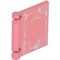 Book Cover with Hologram Print / Trans-Red