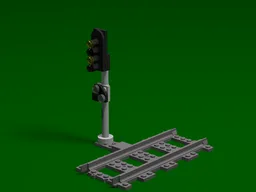 BR 4 aspect signal with shunt signal