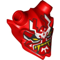Headwear Accessory Mask Ninjago Oni (Mask of Vengeance) Print / Red
