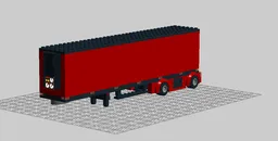 Refrigerated Semi Trailer. Dual, Spread Axles