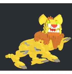 Posable Lion