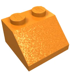 Brick Sloped 45° 2 x 2 / Orange