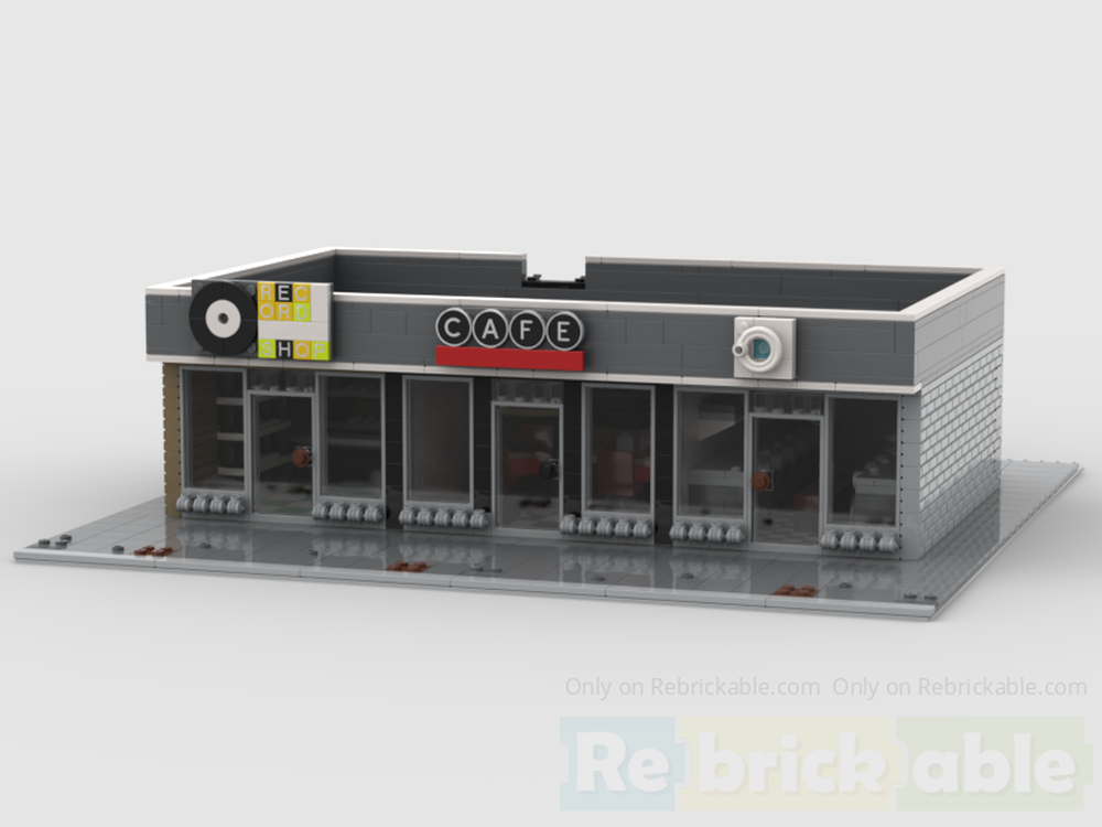 Lego Laundromat, Cafe and Record Shop