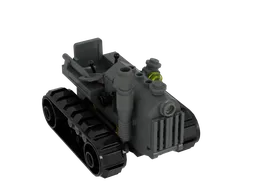 Dark Grey Tracked Tractor