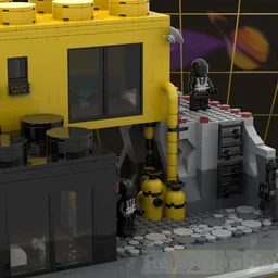 Bricks to live in Blacktron version