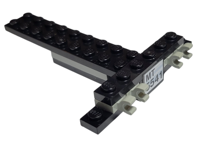 Lego Stickered Assembly 10 x 8 x 1 1/3 with 'MT 5541' on White Background Pattern (Sticker) - Set 5541