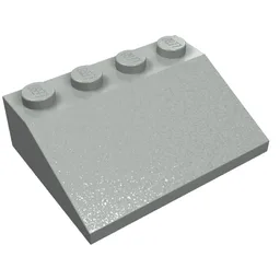 Brick Sloped 33° 3 x 4 / Light Gray