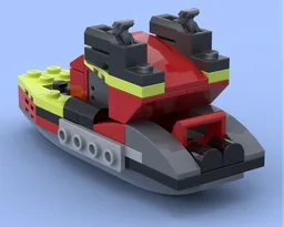 Compact Fire Resque Boat