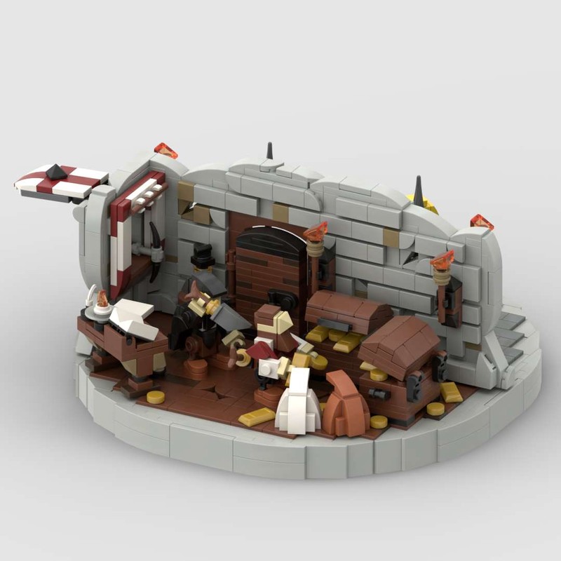 Lego Robbery of the king's treasurer