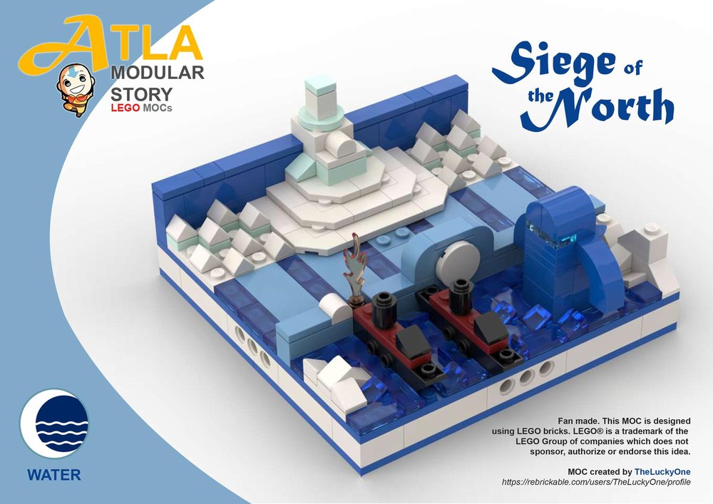 Lego ATLA Modular Story - Siege of the North