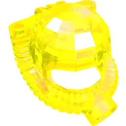 Helmet Underwater with Hose / Trans-Neon Green