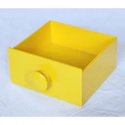 Duplo Cabinet Drawer 4 x 4 with Round Handle / Yellow