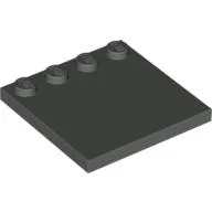 Plate Special 4 x 4, Studs on One Edge Plain] / Dark Gray