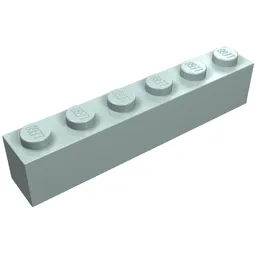 Brick 1 x 6 / Light Aqua