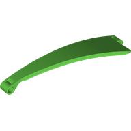 Lego Technic Panel Curved 3 x 13 x 2 Tapered, Left #52 / Bright Green