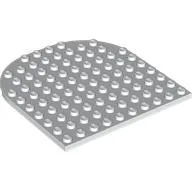 Plate 10 x 10 with Rounded End / White
