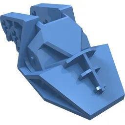Technic Block 3 x 6 x 1 & 2/3 / Medium Blue