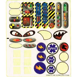 Sticker Sheet for Sets 2914-1, 2949 -1 / [No Color/Any Color]