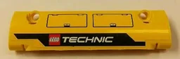 Technic, Panel Curved 11 x 3 with Hatches and LEGO TECHNIC Logo Pattern Model Right Side (Sticker) - Set 42006