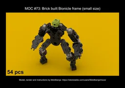 Brick built Bionicle frame (small size)