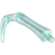 Lego Insect Body Part, Leg / Tail / Claw / Rib with Axle / Trans-Light Blue