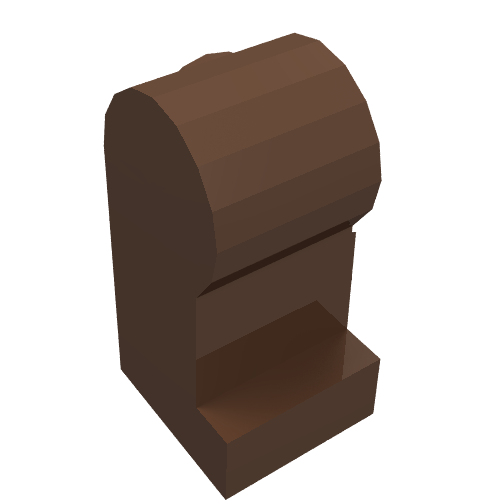 Lego Leg, Right / Brown