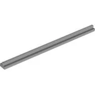Vehicle Track, Train, Plain Rail Straight (no slots, no notches on end)