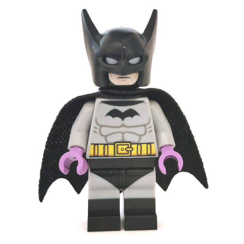 Lego Batman, Light Bluish Gray Suit, Black Cape and Cowl (1939 1st Appearance)