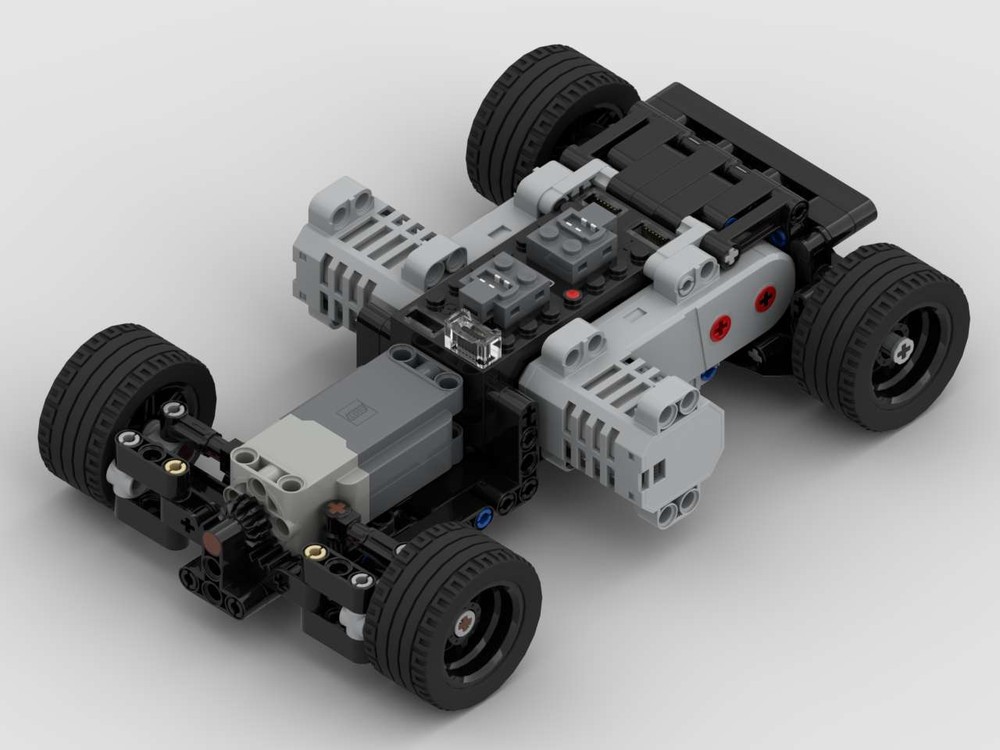 Lego 2 BuWizz motor chassis - RWD