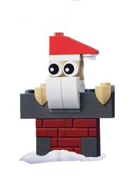 Santa In A Chimney