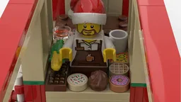 Christmas tram wagon
