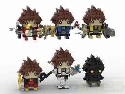 Sora's Drive Forms - Kingdom Hearts II