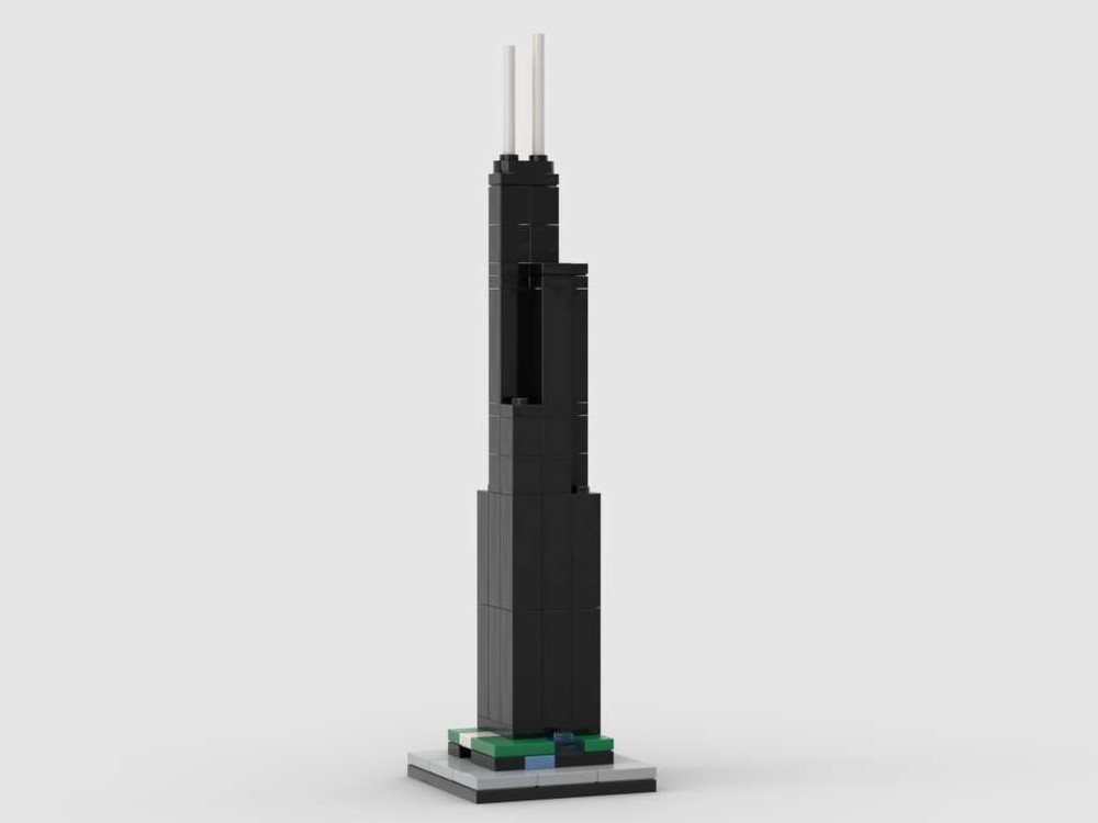 Lego nano Sears Tower (simple version)