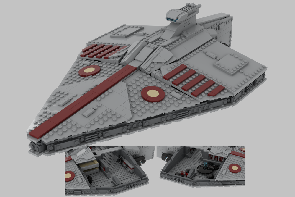 Lego Acclamator-Class Cruiser (interior) - Clone Wars