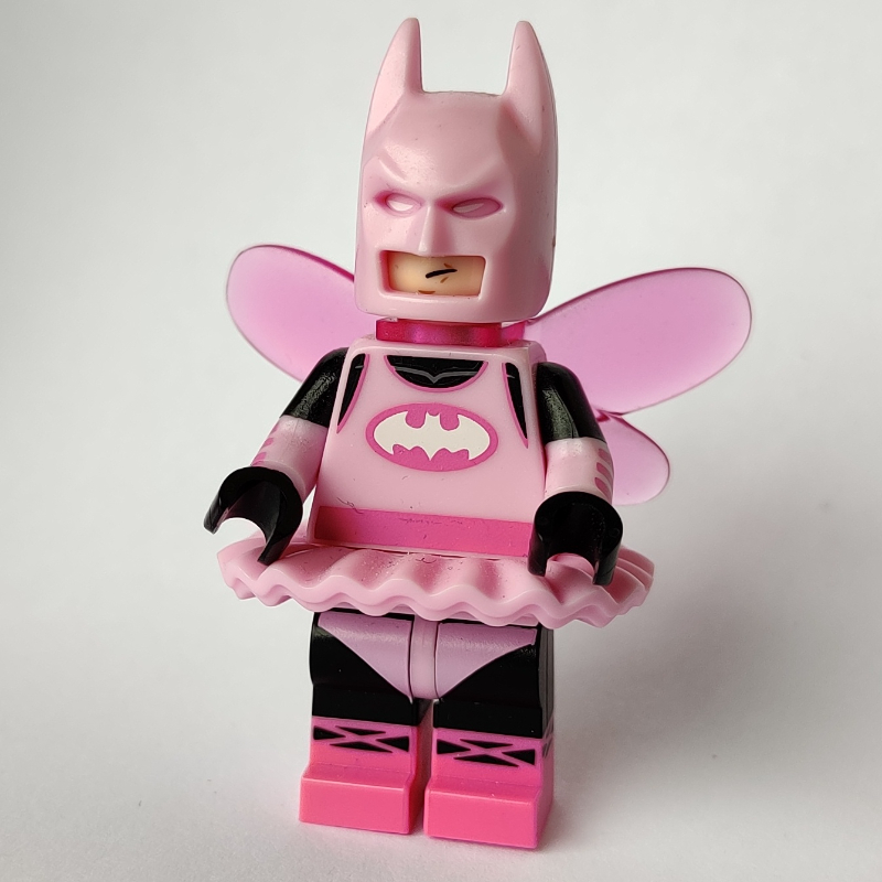 Lego Batman, Bright Pink Suit, Bright Pink Cowl, Wings (Fairy Batman)