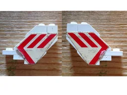 Stickered Assembly 5 x 1 x 3 with Red Martinair Logo Pattern on Both Sides (Stickers) - Set 1610-2