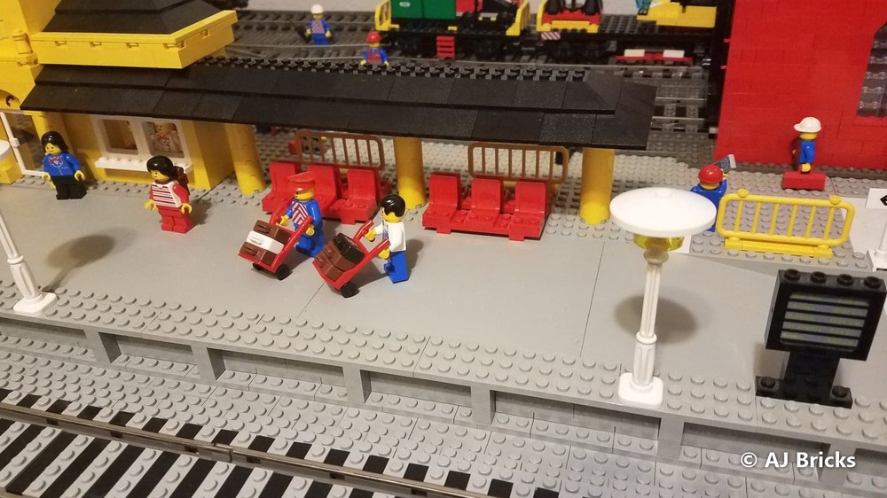 Lego 4554 Metro Station Platform Extension