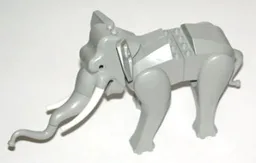 Elephant, Removable Legs with White Tusks