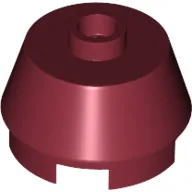 Brick Round 2 x 2 Truncated Cone / Dark Red