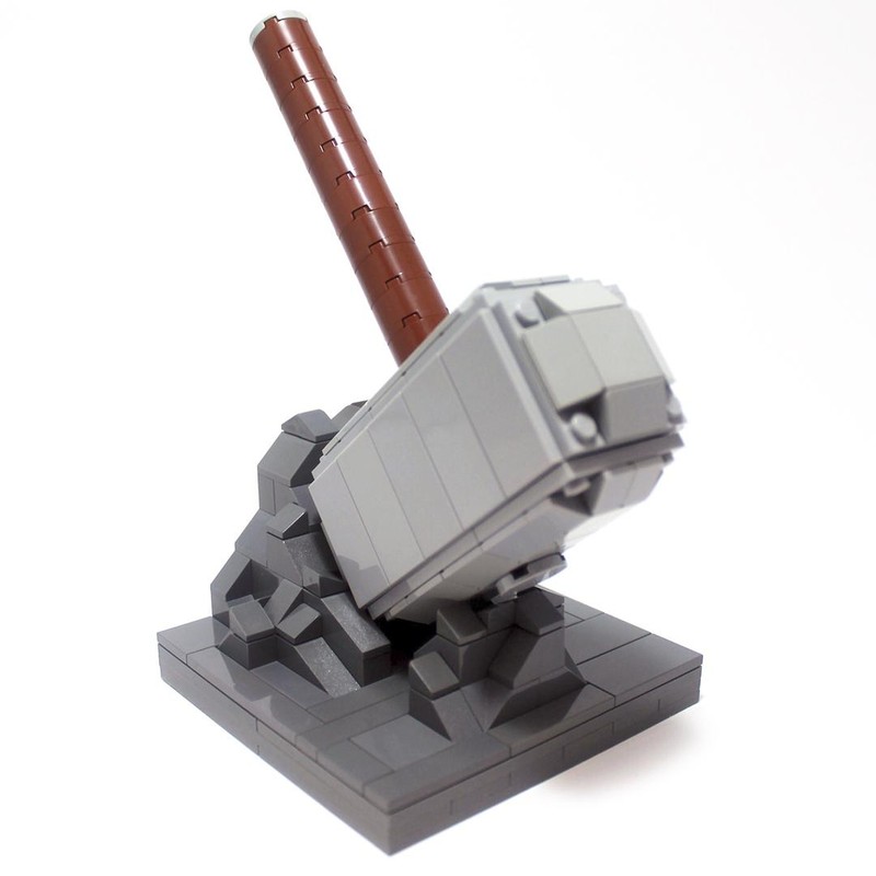 Lego Thor's Hammer - Mjolnir (Desktop Build)