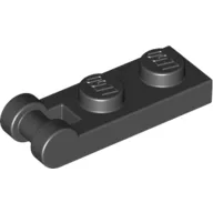 Plate Special 1 x 2 with Handle on End [Closed Ends] / Black