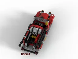Retro fire truck