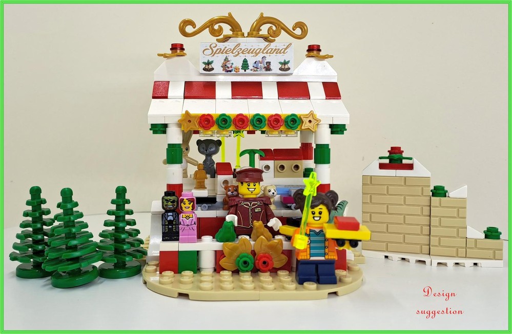 Lego Winter Village Toy Stall