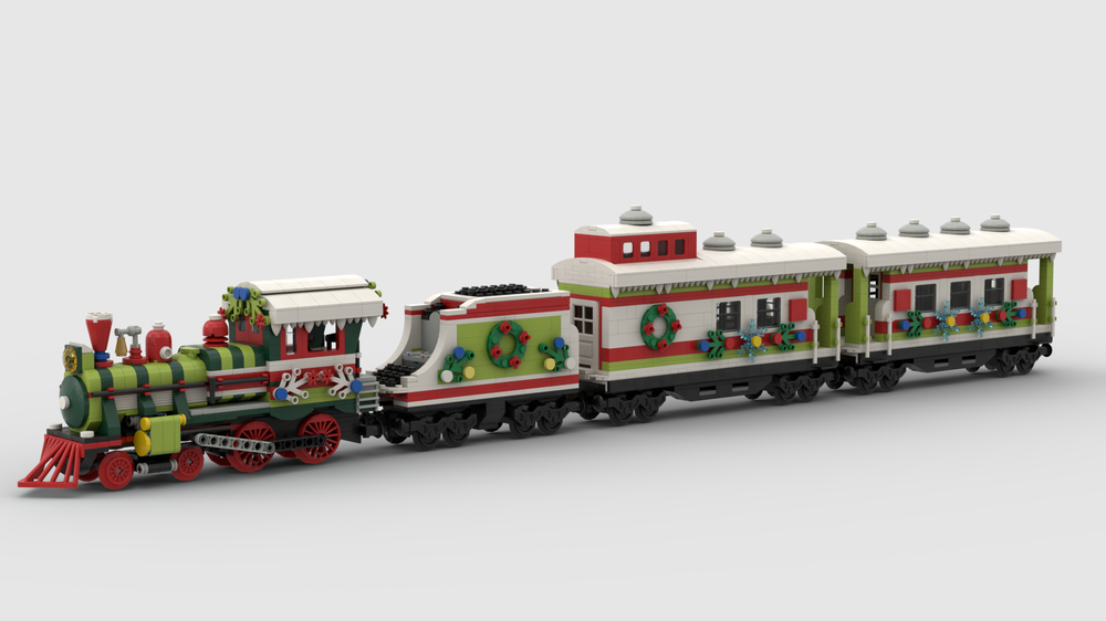Lego Train de Noël - The Christmas Locomotive - MOC