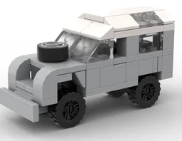 Land Rover Series III LIght Gray