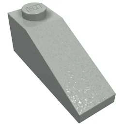 Brick Sloped 33° 3 x 1 / Light Gray