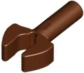 Bar 1L with Clip [Cut Edges and One Side Hole] [Gap in Clip] / Reddish Brown