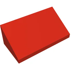 Brick Sloped 30° 1 x 2 x 2/3 / Red