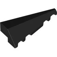 Brick Wedged, Sloped 2 x 5 Right / Black